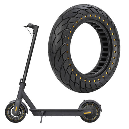 For Ninebot MAX G30 Electric Scooter 10x2.5 Inflatable Honeycomb Solid Run-flat Tire, For Ninebot MAX G30