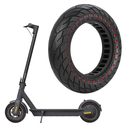For Ninebot MAX G30 Electric Scooter 10x2.5 Inflatable Honeycomb Solid Run-flat Tire, For Ninebot MAX G30