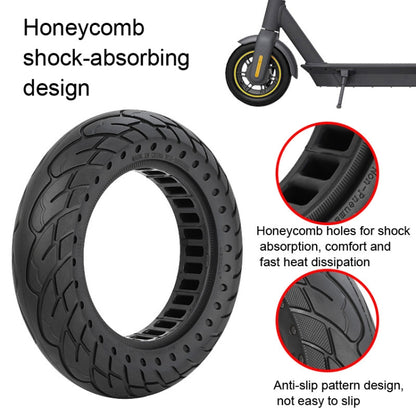For Ninebot MAX G30 Electric Scooter 10x2.5 Inflatable Honeycomb Solid Run-flat Tire, For Ninebot MAX G30