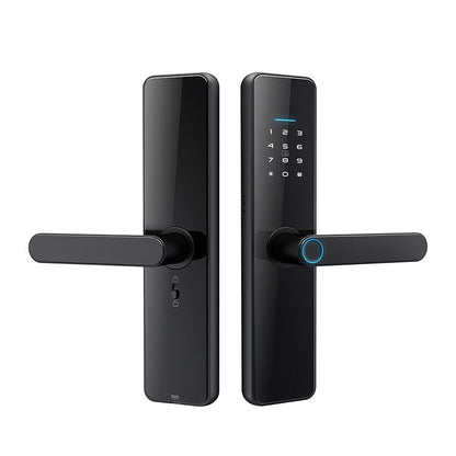 C91 Tuya Smart WiFi Password Fingerprint Electronic Door Lock, C91 Black, C91 Silver, C91 Bronze