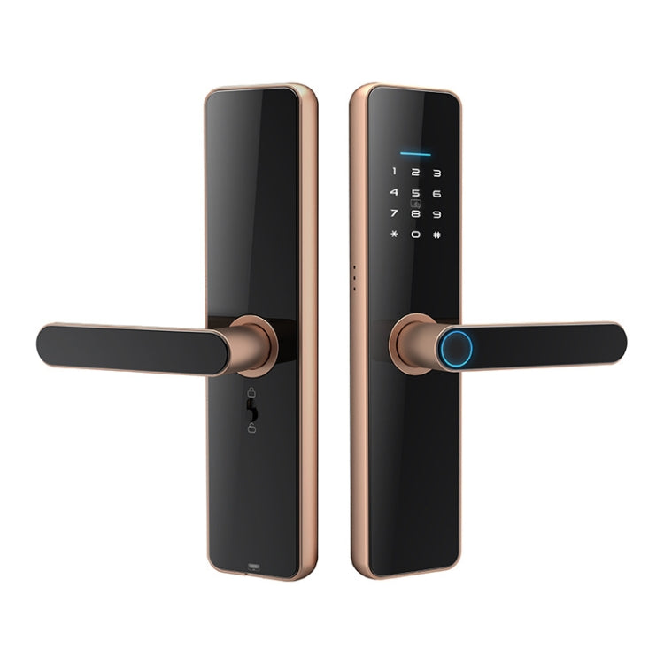 C91 Tuya Smart WiFi Password Fingerprint Electronic Door Lock, C91 Black, C91 Silver, C91 Bronze