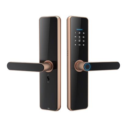 C91 Tuya Smart WiFi Password Fingerprint Electronic Door Lock, C91 Black, C91 Silver, C91 Bronze