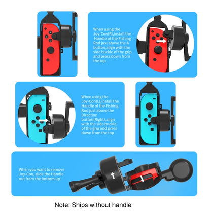JYS JYS-NS248 For Switch / Switch OLED Left And Right Handle Body Feel Fishing Rod Fishing Aquarium Game Accessories, NS248