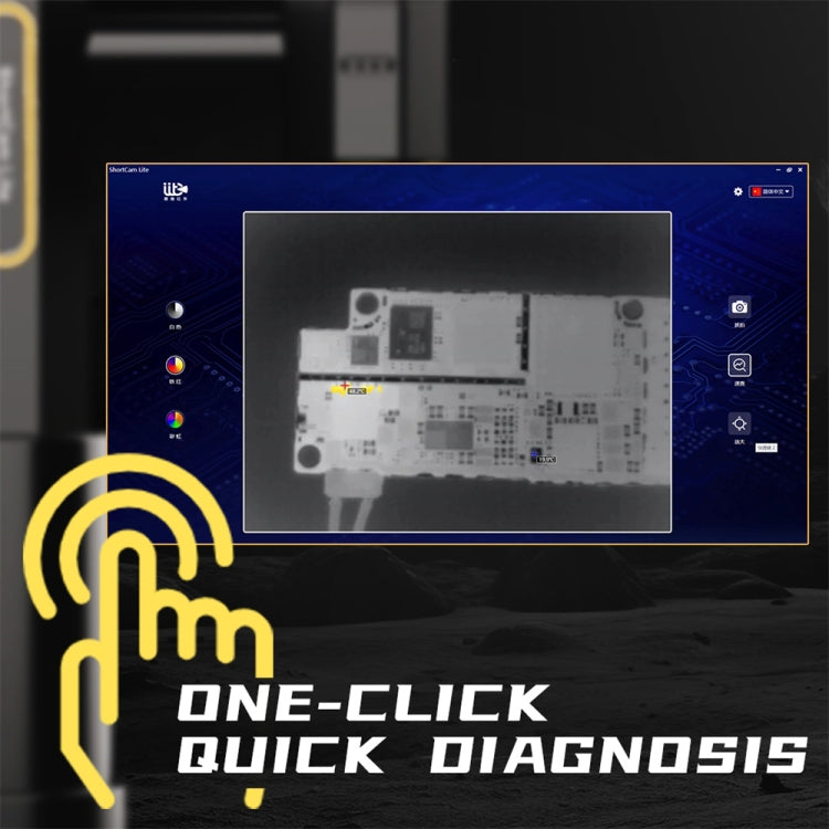ShortCam Lite Infrared Thermal Camera PCB Diagnostic Tool for Phone Computer Repair, ShortCam Lite
