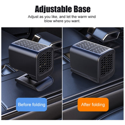 12V Car Folding Heater Winter Front Windshield Defrost Heater