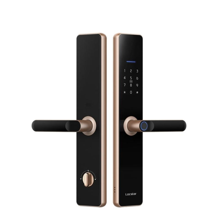 Wifi Fingerprint Lock Home Security Door Password Lock Supports APP Remote Unlocking, A61 (Rose Gold), A61 (Space Gray)