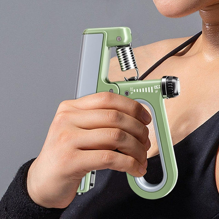 Electronic Counting Hand Grip Strengthener 10-120kg Wrist Expander Finger Exerciser for Trainers Muscle Recovery