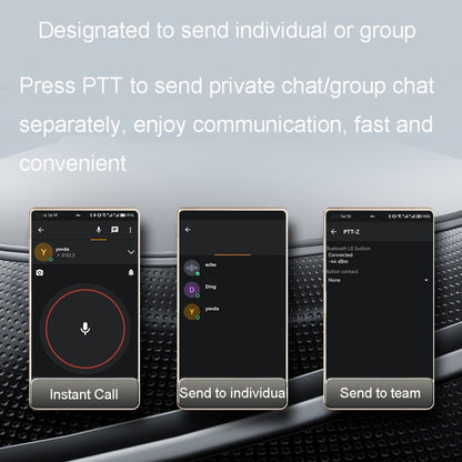 For ZELLO Wireless Bluetooth Push Button Car Riding Transmitter