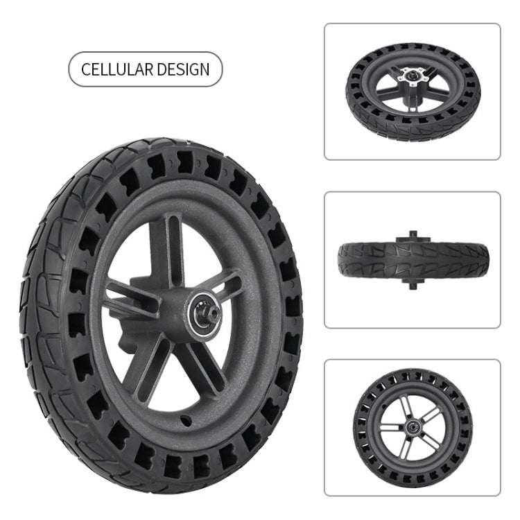 For Xiaomi M365 Electric Scooter 8.5-inch Rear Wheel  Solid Shock-absorbing Honeycomb Tire with Hub, 8.5-inch