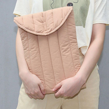Flat Cotton Embroidery Inner Bag Lightweight Space Cotton Protective Case, 9.7-11 inch, 12.9-13.3 inch, 15.6-16 inch