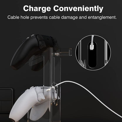 Acrylic Game Controller Display Stand Headphone Hanger, Game Controller Display Stand