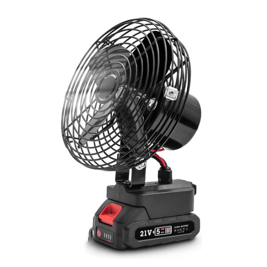 HILDA Portable Powerful Fan Outdoor Hair Dryer, With US Plug Adaptor, 6 inch With 1 Battery(1500mAh), 6 inch With 2 Battery(1500mAh), 6 inch With 1 Battery(3000mAh), 6 inch With 2 Battery(3000mAh), 8 inch With 1 Battery(1500mAh)