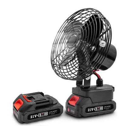 HILDA Portable Powerful Fan Outdoor Hair Dryer, With US Plug Adaptor, 6 inch With 1 Battery(1500mAh), 6 inch With 2 Battery(1500mAh), 6 inch With 1 Battery(3000mAh), 6 inch With 2 Battery(3000mAh), 8 inch With 1 Battery(1500mAh)
