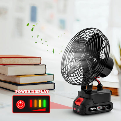 HILDA Portable Powerful Fan Outdoor Hair Dryer, With US Plug Adaptor, 6 inch With 1 Battery(1500mAh), 6 inch With 2 Battery(1500mAh), 6 inch With 1 Battery(3000mAh), 6 inch With 2 Battery(3000mAh), 8 inch With 1 Battery(1500mAh)