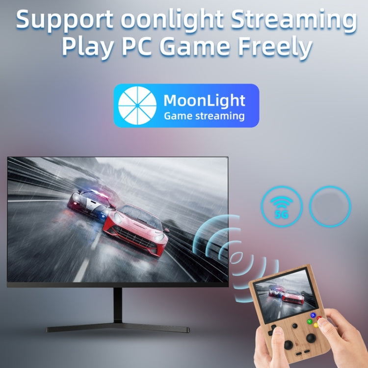 Handheld Game Console 4-Inch IPS Screen Android 12 System T618 64-Bit Game Player, 4+128G