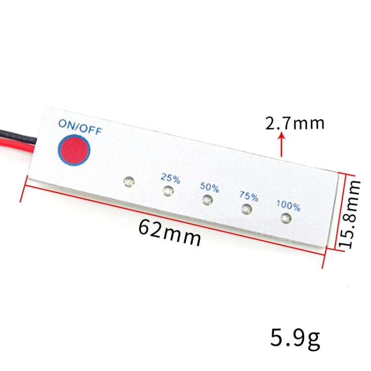 Lithium Battery Power Display Board Iron Phosphate Indicator Board, 2S 8.4V Lithium Battery, 3S 12.6V Lithium Battery, 4S 14.4V Iron Phosphate, 4S 16.8V Lithium Battery