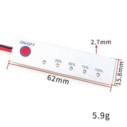 Lithium Battery Power Display Board Iron Phosphate Indicator Board, 2S 8.4V Lithium Battery, 3S 12.6V Lithium Battery, 4S 14.4V Iron Phosphate, 4S 16.8V Lithium Battery