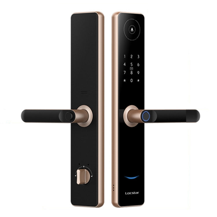 A60 Smart Fingerprint Password Door Lock With Doorbell, Basic Version Gray, Basic Version Gold, Tuya APP Version Gray, Tuya APP Version Gold