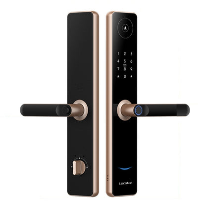 A60 Smart Fingerprint Password Door Lock With Doorbell, Basic Version Gray, Basic Version Gold, Tuya APP Version Gray, Tuya APP Version Gold