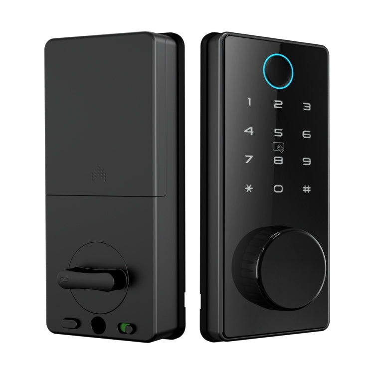 C87 Automatic Fingerprint Lock Entry Door Password Smart Lock, C87 Black