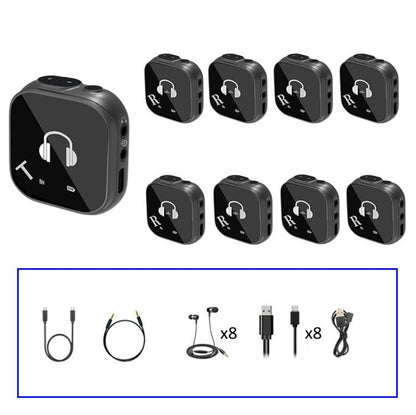 5.8G Wireless In Ear Monitor System Dual-Earphone Monitoring, One To Eight, Single Transmitter