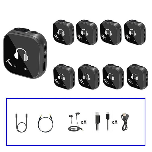 5.8G Wireless In Ear Monitor System Dual-Earphone Monitoring, One To Eight, Single Transmitter