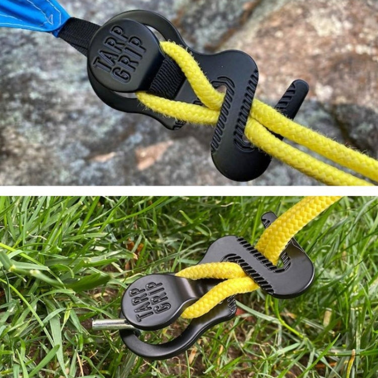 Tarp Grip Outdoor Camping Tent Hook And Loop Car Cover Pool Awning Fasteners, 2pcs /Pack