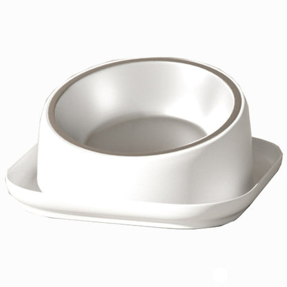Cat And Dog Food Bowl Drinking All In One Pet Eating Slant Mouth Bowl
