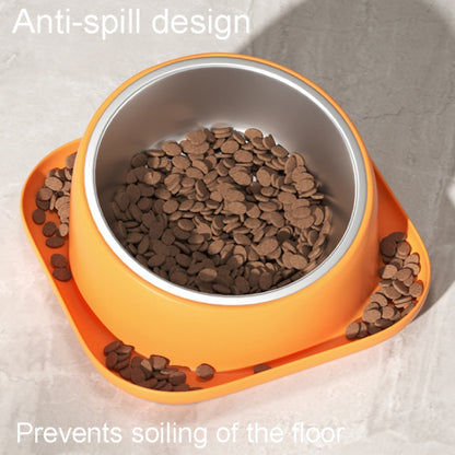 Cat And Dog Food Bowl Drinking All In One Pet Eating Slant Mouth Bowl