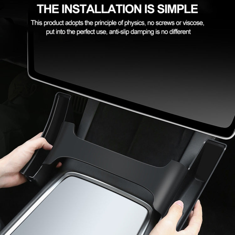 For Tesla Model Y / 3 Center Side Storage Box Side Organizer Saddle Box Interior Modification Accessories, Center Side Storage Box