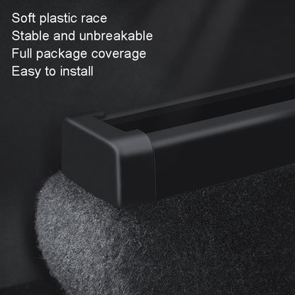 4pcs /Set For Tesla Model Y / 3 Seat Slide Anti Kick Plug Pulley Protective Cover Interior Modification Accessories