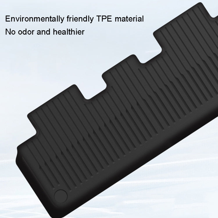 TPE Injection Car Foot Mats Interior Accessories, 3pcs /Set For Tesla Model Y, 3pcs /Set For Tesla Model 3, 6pcs /Set For Tesla Model Y Double Layer, 6pcs /Set For Tesla Model 3 Double Layer