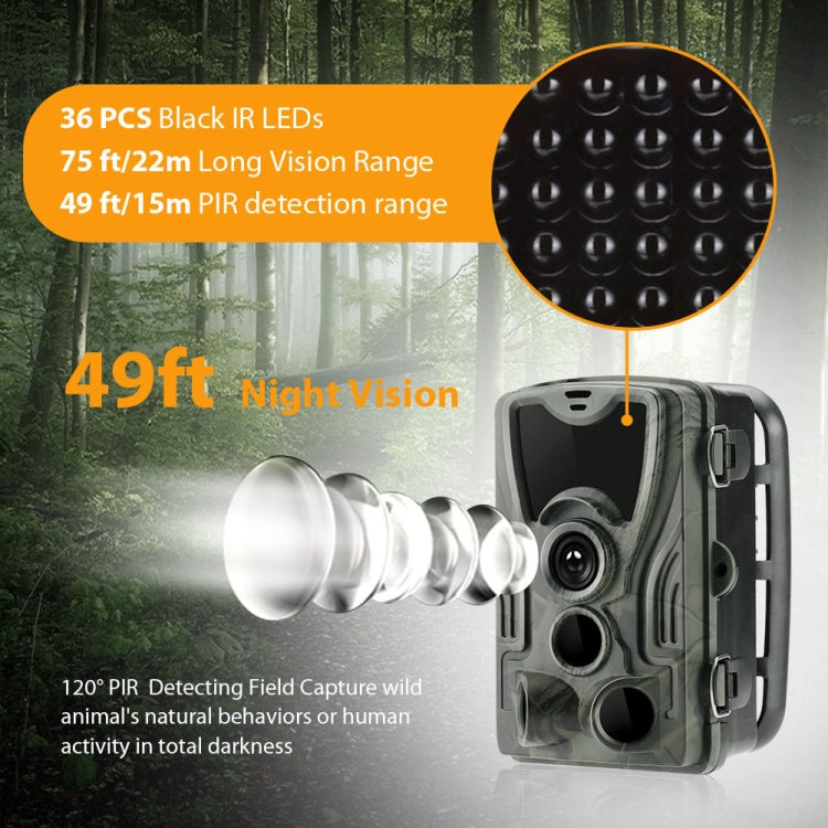 Suntek HC-801A 2.7K Outdoor Tracking Camera Infrared Night Vision Monitoring Camera, HC-801A