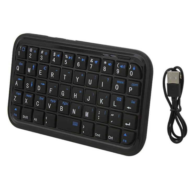 49 Keys Wireless Bluetooth Mini Keyboard Multi System Universal Portable Keypad, 202120 (Black)
