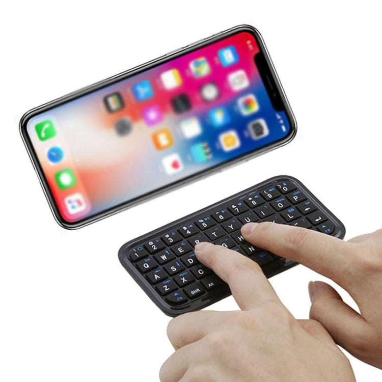 49 Keys Wireless Bluetooth Mini Keyboard Multi System Universal Portable Keypad, 202120 (Black)