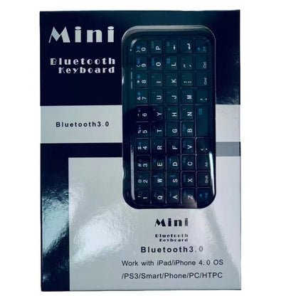 49 Keys Wireless Bluetooth Mini Keyboard Multi System Universal Portable Keypad, 202120 (Black)