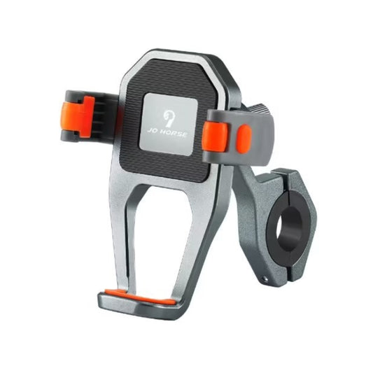 JO HORSE Aluminum Alloy Bicycle Riding Mobile Phone Navigation Roller Fixed Bracket, Titanium Handlebar