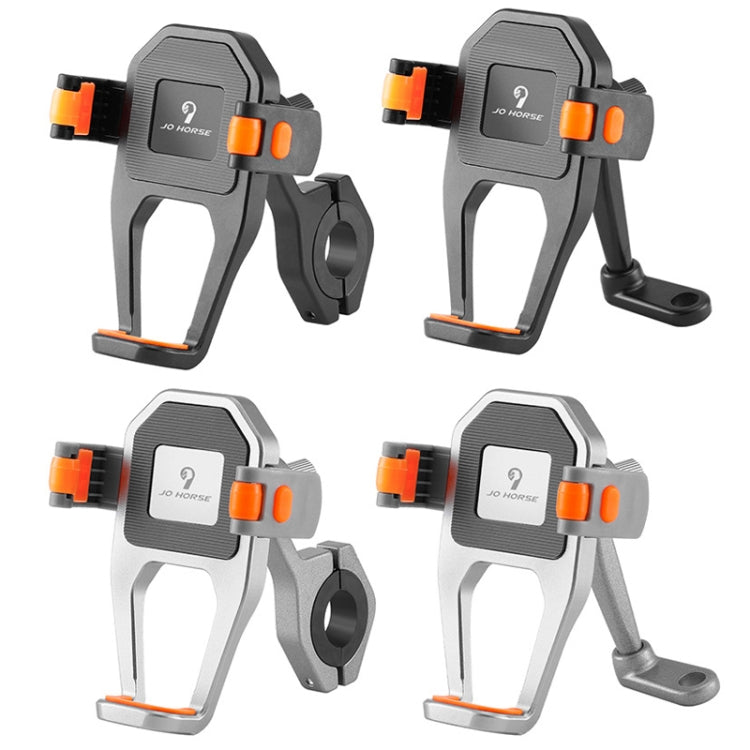 JO HORSE Aluminum Alloy Bicycle Riding Mobile Phone Navigation Roller Fixed Bracket, Titanium Handlebar