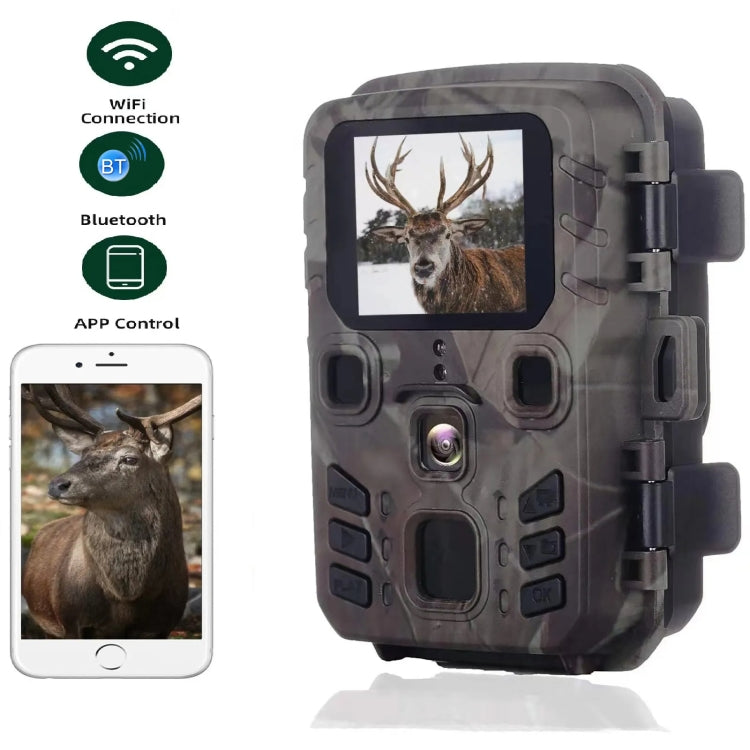 24MP+1296P WIFI+Bluetooth Infrared Night Vision Tracking Hunting Camera, WiFi301
