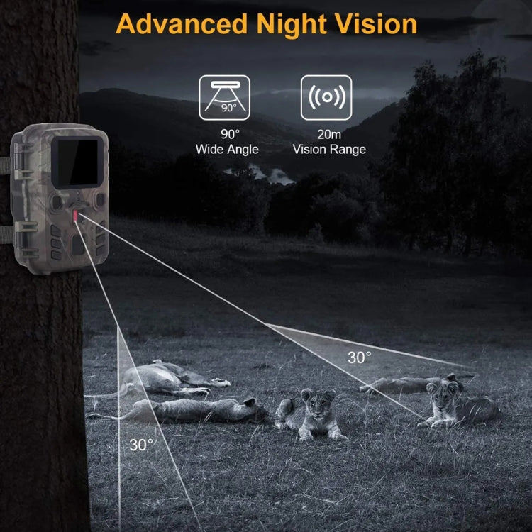 24MP+1296P WIFI+Bluetooth Infrared Night Vision Tracking Hunting Camera, WiFi301