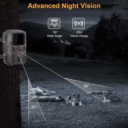 24MP+1296P WIFI+Bluetooth Infrared Night Vision Tracking Hunting Camera, WiFi301