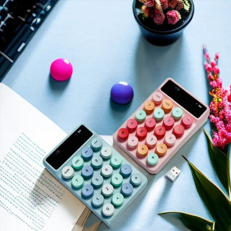Q3 2.4G Mini Wireless Office Digital Keyboard Cash Register Financial Accounting Password Keypad
