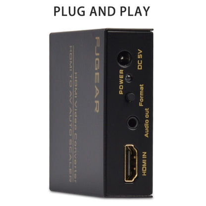 FJGEAR FJ-HA1308 HDMI To AV Converter Support NTSC PAL With Auto Screen Scaling, FJ-HA1308