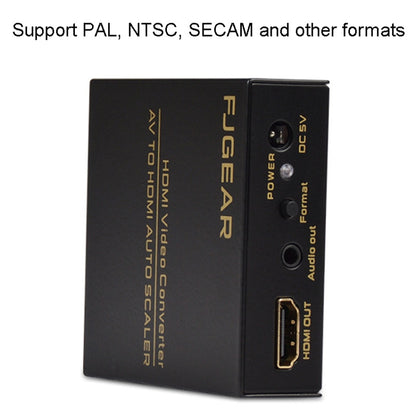 FJGEAR FJ-AH1308 AV To HDMI Converter With Auto Scaling, FJ-AH1308