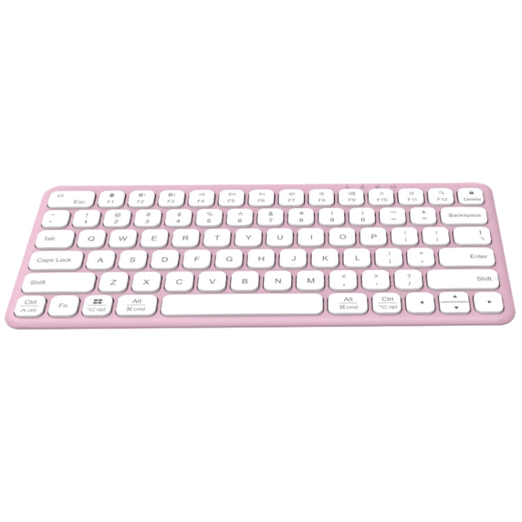 B087 2.4G Portable 78 Keys Dual Mode Wireless Bluetooth Keyboard And Mouse, Keyboard Pink, Keyboard Mouse Set White, Keyboard Mouse Set Green, Keyboard Mouse Set Pink