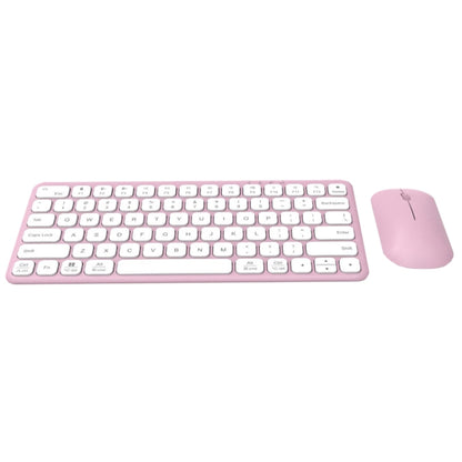 B087 2.4G Portable 78 Keys Dual Mode Wireless Bluetooth Keyboard And Mouse, Keyboard Pink, Keyboard Mouse Set White, Keyboard Mouse Set Green, Keyboard Mouse Set Pink