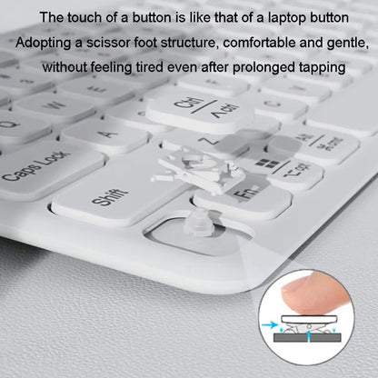 B087 2.4G Portable 78 Keys Dual Mode Wireless Bluetooth Keyboard And Mouse, Keyboard Pink, Keyboard Mouse Set White, Keyboard Mouse Set Green, Keyboard Mouse Set Pink