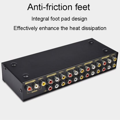 FJGEAR FJ-801AV Audio Video Switcher 8 In 1 Out CVBS Switcher, FJ-801AV