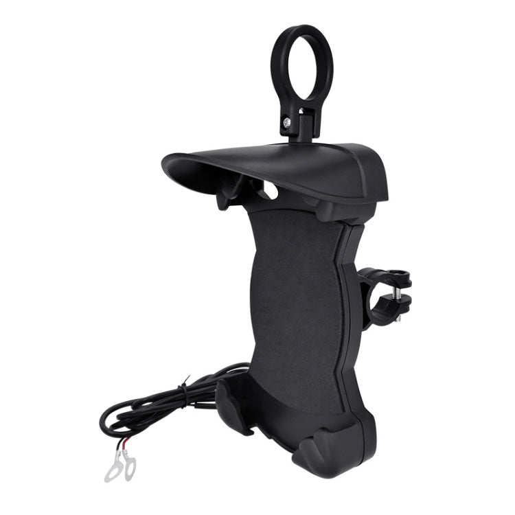 Motorcycle Sunshade Rainproof Mobile Phone Holder, Mirror Holder  No Charge, Handlebar Holder No Charge, Charging Handlebar Holder 5V-2A, Charging Handlebar Holder 5V-3.1A, Charging Handlebar Holder 18W (QC3.0), Charging Mirror Holder 5V-2A