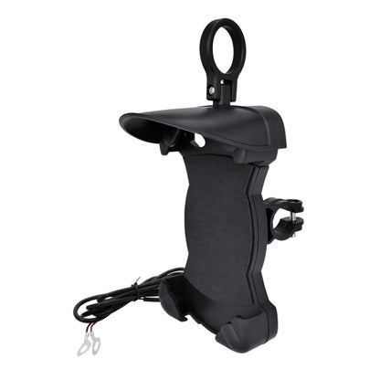 Motorcycle Sunshade Rainproof Mobile Phone Holder, Mirror Holder  No Charge, Handlebar Holder No Charge, Charging Handlebar Holder 5V-2A, Charging Handlebar Holder 5V-3.1A, Charging Handlebar Holder 18W (QC3.0), Charging Mirror Holder 5V-2A